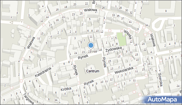 Tarnów, Rynek, 22, mapa Tarnów