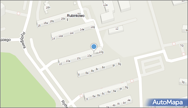 Toruń, Rydygiera Ludwika, 10f, mapa Torunia