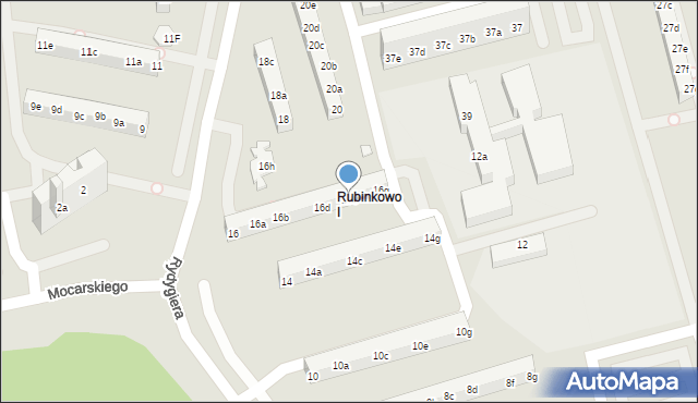 Toruń, Rydygiera Ludwika, 16e, mapa Torunia