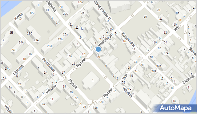 Trzebiatów, Rynek, 10, mapa Trzebiatów