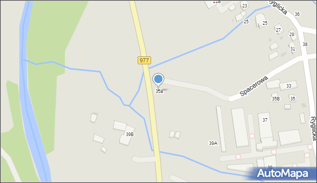 Tuchów, Ryglicka, 35a, mapa Tuchów