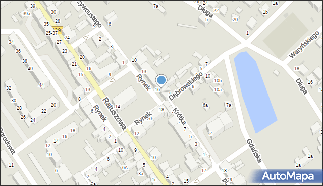 Twardogóra, Rynek, 17, mapa Twardogóra