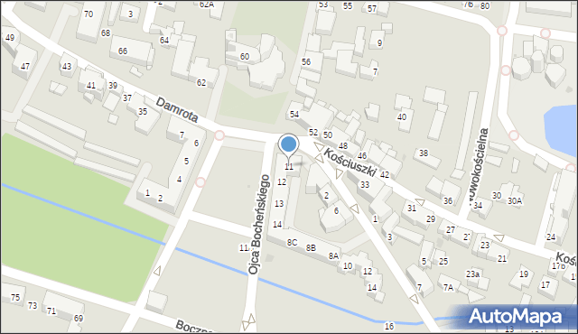 Tychy, Rynek, 11, mapa Tychów