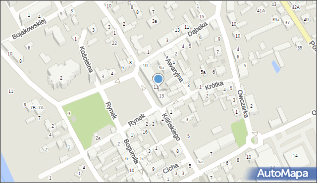 Uniejów, Rynek, 12, mapa Uniejów