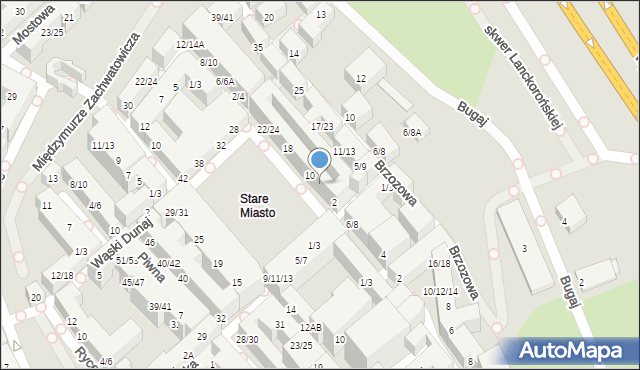 Warszawa, Rynek Starego Miasta, 8, mapa Warszawy