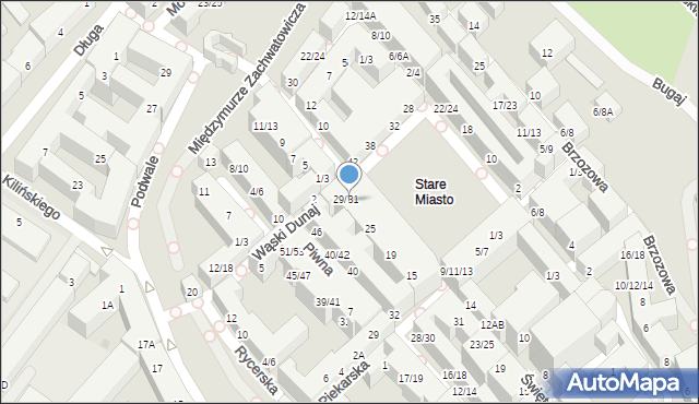 Warszawa, Rynek Starego Miasta, 31, mapa Warszawy