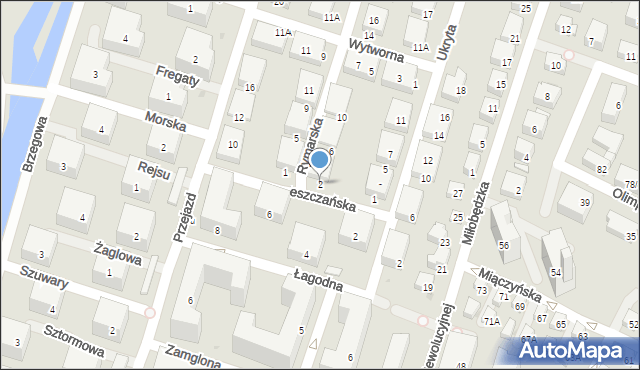 Warszawa, Rymarska, 2, mapa Warszawy