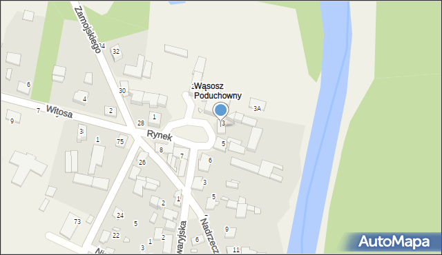 Wąsosz Górny, Rynek, 4, mapa Wąsosz Górny