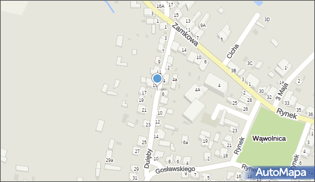 Wąwolnica, Rynek, 24a, mapa Wąwolnica