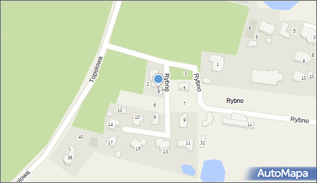 Wiktorów, Rybno, 4, mapa Wiktorów