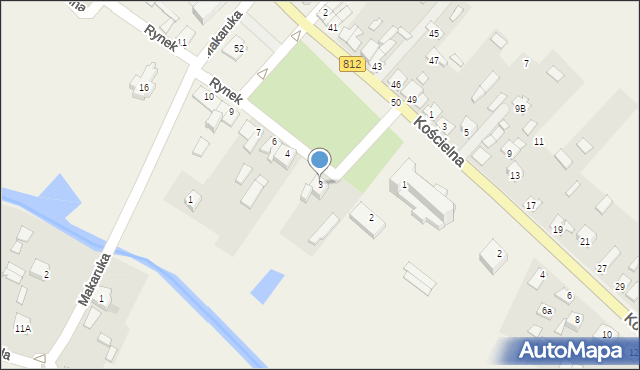 Wisznice, Rynek, 3, mapa Wisznice