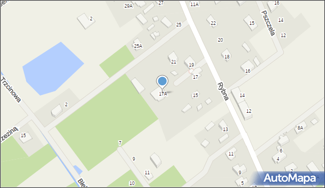 Wola Gołkowska, Rybna, 17A, mapa Wola Gołkowska