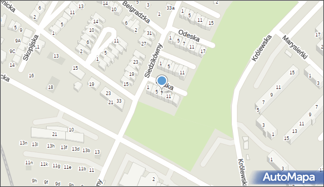 Wrocław, Ryska, 7, mapa Wrocławia