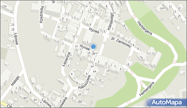 Wschowa, Rynek, 16, mapa Wschowa