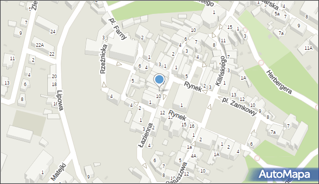 Wschowa, Rynek, 9, mapa Wschowa