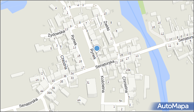 Zbąszyń, Rynek, 1, mapa Zbąszyń