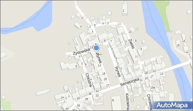 Zbąszyń, Rynek, 11, mapa Zbąszyń