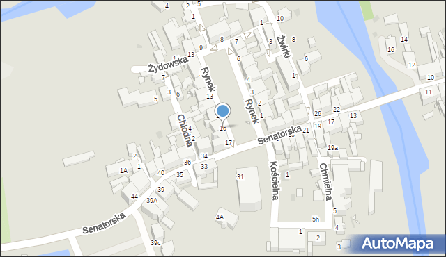 Zbąszyń, Rynek, 16, mapa Zbąszyń