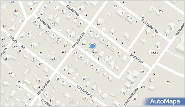 Zgierz, Rymarska, 10, mapa Zgierz