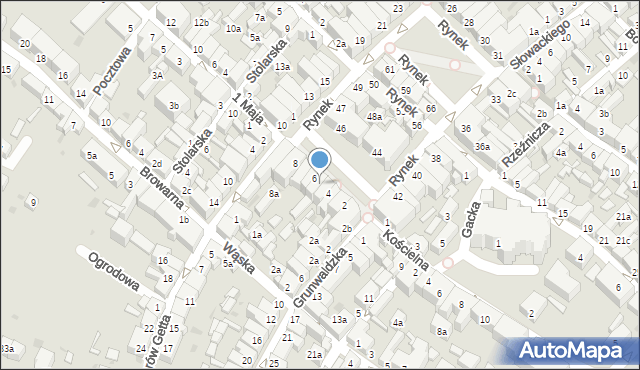 Ziębice, Rynek, 5, mapa Ziębice