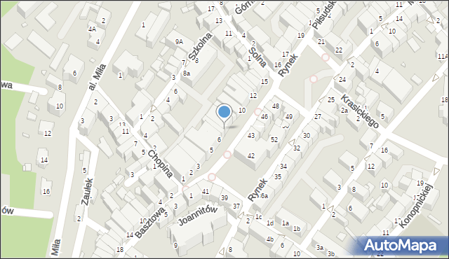 Złotoryja, Rynek, 7, mapa Złotoryja