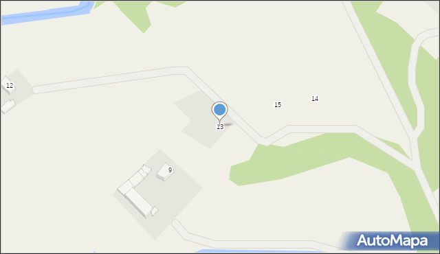 Barchnowy, Rzeczna, 13, mapa Barchnowy