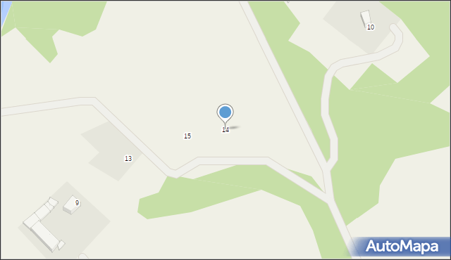 Barchnowy, Rzeczna, 14, mapa Barchnowy