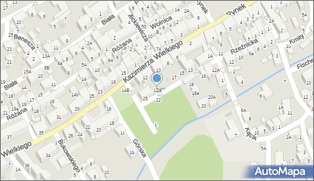 Bochnia, Rzeźnicka, 21, mapa Bochni