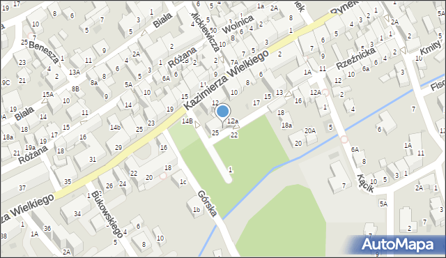 Bochnia, Rzeźnicka, 23, mapa Bochni