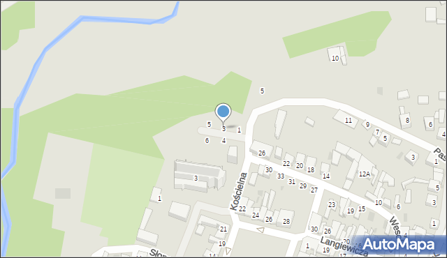 Bodzentyn, Rzeczna, 3, mapa Bodzentyn