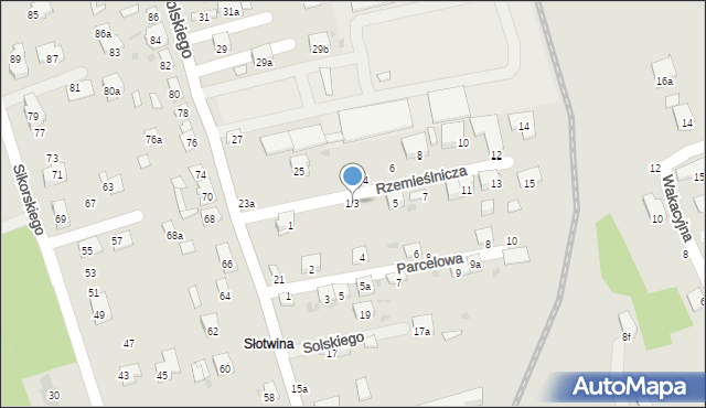 Brzesko, Rzemieślnicza, 1/3, mapa Brzesko