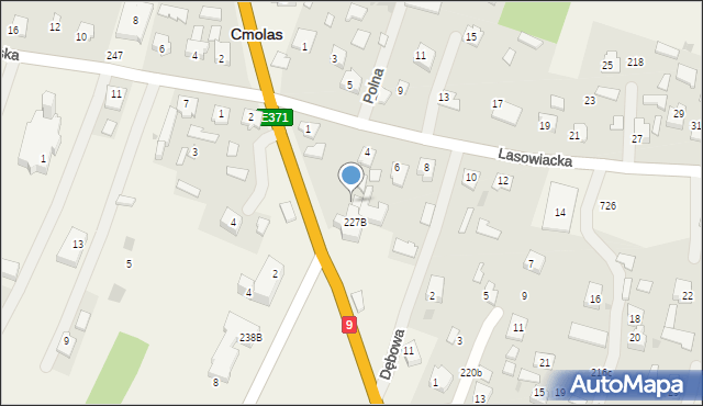 Cmolas, Rzeszowska, 5, mapa Cmolas