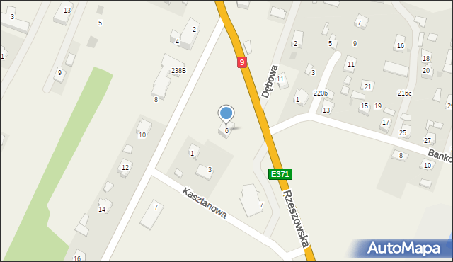 Cmolas, Rzeszowska, 6, mapa Cmolas