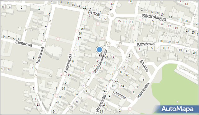 Czarnków, Rzemieślnicza, 8, mapa Czarnków