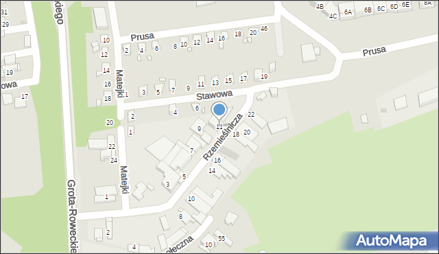 Czeladź, Rzemieślnicza, 11, mapa Czeladź