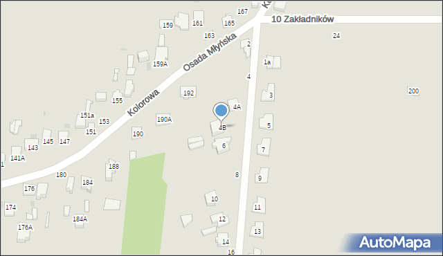 Częstochowa, Rzepakowa, 4B, mapa Częstochowy