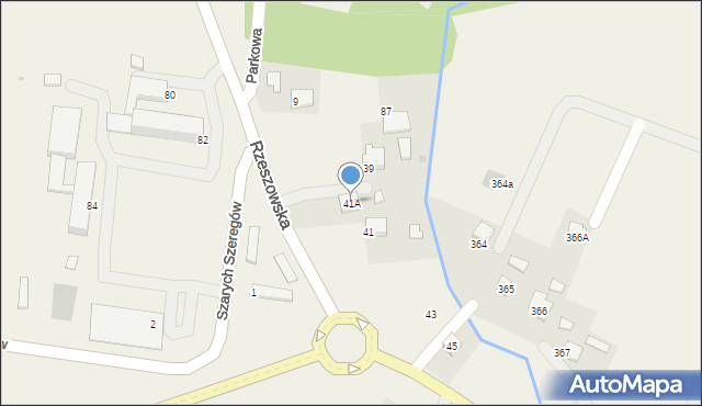 Czudec, Rzeszowska, 41A, mapa Czudec