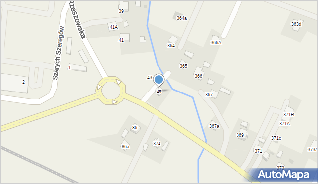 Czudec, Rzeszowska, 45, mapa Czudec