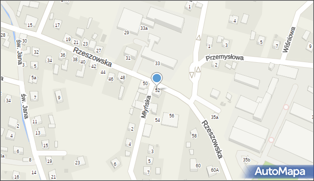 Czudec, Rzeszowska, 52, mapa Czudec