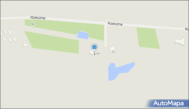 Darłowo, Rzeczna, 8, mapa Darłowo