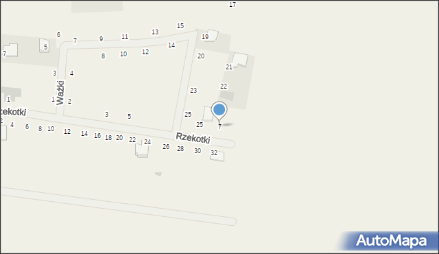 Dobra, Rzekotki, 7, mapa Dobra