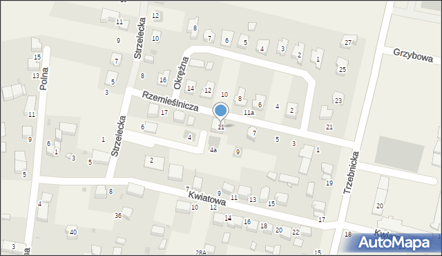 Dobroszyce, Rzemieślnicza, 11, mapa Dobroszyce