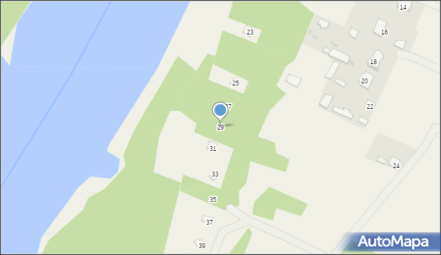 Drogoszewo, Rzeczna, 29, mapa Drogoszewo