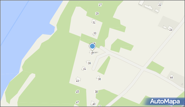 Drogoszewo, Rzeczna, 37, mapa Drogoszewo