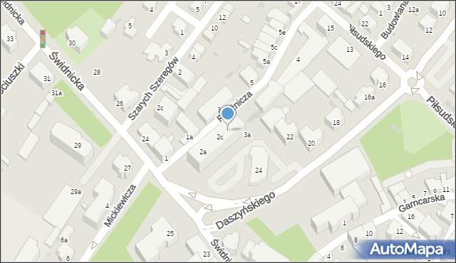 Dzierżoniów, Rzeźnicza, 2d, mapa Dzierżoniów