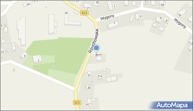 Dzimierz, Rzuchowska, 35, mapa Dzimierz