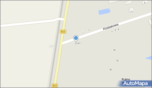 Elbląg, Rzepakowa, 2, mapa Elbląga