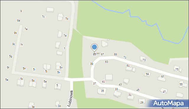 Elbląg, Rzepakowa, 65, mapa Elbląga