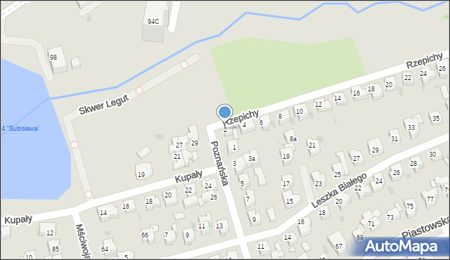 Gdańsk, Rzepichy, 2, mapa Gdańska