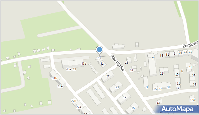 Gliwice, Rzeczycka, 41, mapa Gliwic